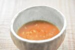 ニンジン、トマトと米こうじのスープ