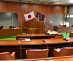 智頭町役場内の議場＝智頭町智頭