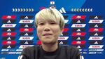 　オンライン取材に応じるサッカー女子日本代表の南