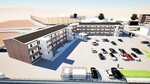 所子地区に整備される子育て世帯向けの町営住宅のイメージ（大山町提供）