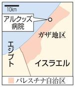 　イスラエル、ガザ地区、アルクッズ病院