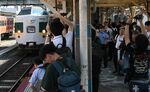 緑やくも色３８１米子駅着