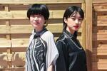 　カンヌ国際映画祭で国際批評家連盟賞を受賞した映画「ナミビアの砂漠」の山中瑶子監督（左）と主演した俳優の河合優実さん＝２０２４年５月、フランス・カンヌ（共同）
