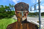 網代港近くにある学童看板の一つ