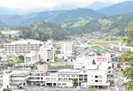 町長選が無投票の可能性がある智頭町＝同町智頭