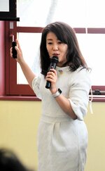 選択的夫婦別姓制度の必要性を訴える井田さん