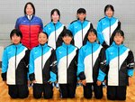 ３年連続４度目の出場の八頭＝滋賀県野洲市総合体育館
