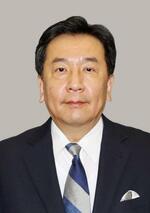 　立憲民主党の枝野幸男前代表