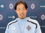 　オンラインで取材に応じるホワイトキャップスのＧＫ高丘陽平＝２２日
