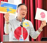北方領土についてウクライナは日本の立場を支持してきたと説明する岡部教授