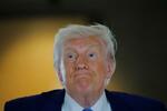 　トランプ大統領＝１６日、アブダビ（ロイター＝共同）