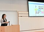 地域おこし協力隊での活動を発表する正田さん