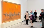 平山さんの代表作「パルミラ遺跡を行く・朝」