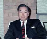 　フジテレビ社長を務めていた頃の鹿内信隆氏＝１９６７年１０月