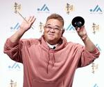 　イベントで振る舞われた白飯を完食した伊達みきお＝２４日、東京都文京区