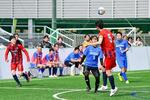 　「ソーシャルフットボール」のイベント＝３月、静岡市（ＩＡＩパラスポーツパーク提供）