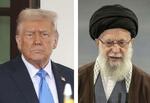 　トランプ米大統領（ロイター＝共同）とイランの最高指導者ハメネイ師（ゲッティ＝共同）