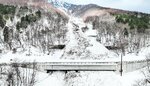 雪崩が発生した大山一ノ沢＝１２日、鳥取県江府町（県提供）