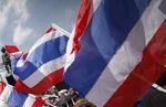 　タイ国旗＝２０１４年（ＡＰ＝共同）