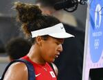 　女子シングルス１回戦で敗れた大坂なおみ＝パリ（共同）