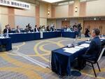 　静岡市で開かれた参院法務委の地方公聴会＝３日午後