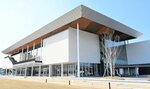 開館を間近に控えた鳥取県立美術館＝倉吉市駄経寺町２丁目