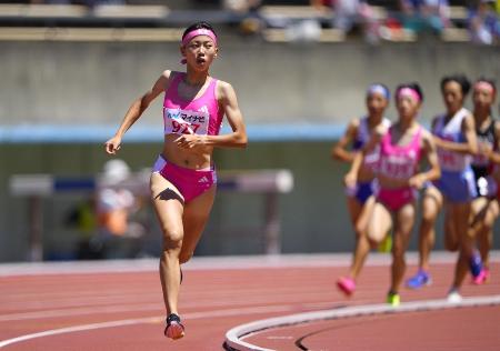 　２０２４年、福岡の博多の森陸上競技場で開催された全国高校総体の陸上競技