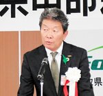 持続可能な森林経営への取り組みを呼びかける加藤組合長