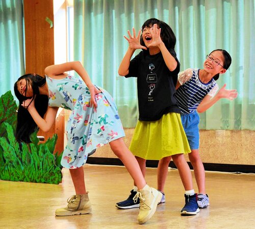 本番に向けて練習に取り組む子どもたち