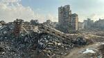 　イスラエル軍に破壊されたパレスチナ自治区ガザの光景＝２月（ゲッティ＝共同）