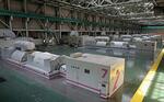 　ＪＥＲＡが公開した川越火力発電所の発電設備＝８日午前、三重県川越町
