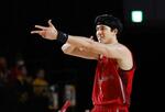 　Ｂリーグ千葉Ｊの渡辺雄太＝２４年１０月、ららアリーナ東京ベイ