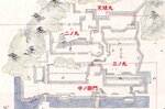 「鳥取城修復願図（一部改変）」（鳥取県立博物館所蔵）