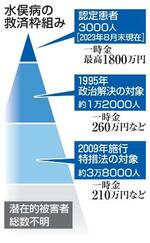 　水俣病の救済枠組み