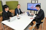 今後の事業展開について協議するＣＶＣ推進室のメンバー＝米子市旗ケ崎の山陰酸素工業