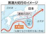 　黒潮大蛇行のイメージ
