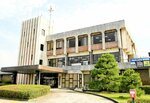 鳥取中部ふるさと広域連合議会のある北栄町役場旧北条庁舎。ごみ処理手数料値上げの見直しを求める陳情の行方に注目が集まる＝２４日、北栄町土下