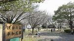 　８０年前、米軍の爆撃で児童３１人が犠牲となった福岡県朝倉市頓田地区。かつて森だった場所は現在は整備され公園になっている＝２０２５年３月２１日