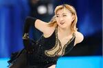 　女子フリー　演技する坂本花織＝東京体育館