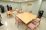 子どもとのさまざまな交流に活用される「デイルーム」＝２８日、米子市西町の鳥取大医学部付属病院