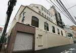 世界平和統一家庭連合（旧統一教会）の本部が入るビル＝２０２２年１０月１７日、東京都渋谷区
