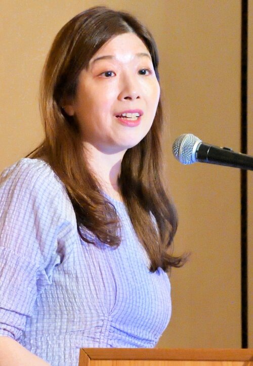 災害への備えを呼びかける半井さん