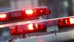 　警察車両の赤色灯