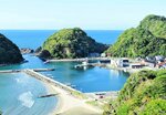 水産庁の「海業振興モデル地区」に選ばれた居組漁港＝新温泉町居組