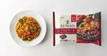 　江崎グリコの「ＳＵＮＡＯ（スナオ）　ごろっと具材の生パスタ」（アラビアータ）