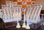 　愛媛県内の耕作放棄地で栽培したコメを原料に利用した歯ブラシ「ライスクリーン」