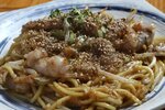 鳥取は蒸し麺の味がしっかり感じられる（植田さん提供）