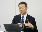 　インタビューに応じるユニチカの藤井実社長