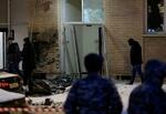 　１７日、モスクワでロシア軍幹部らが死亡した爆発の現場（ロイター＝共同）