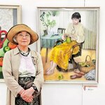 本社賞を受賞した作品と櫃田さん